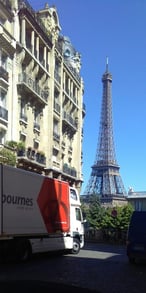 Bournes removals to Paris