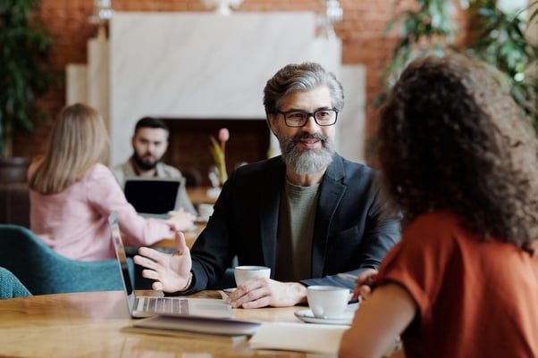 Client meeting - image via pexels-edmond-dantès-4339909