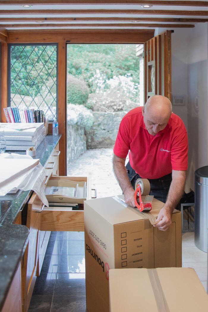 Packing in the kitchen