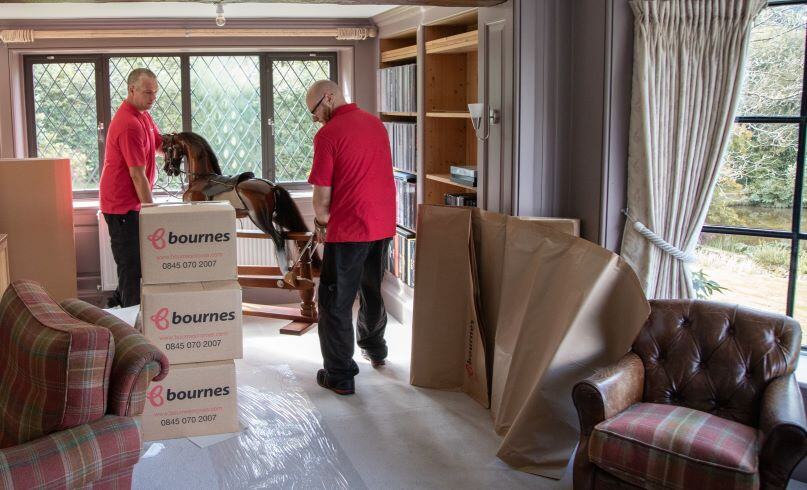 Removal company moving rocking horse-1