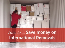 save money on international removals